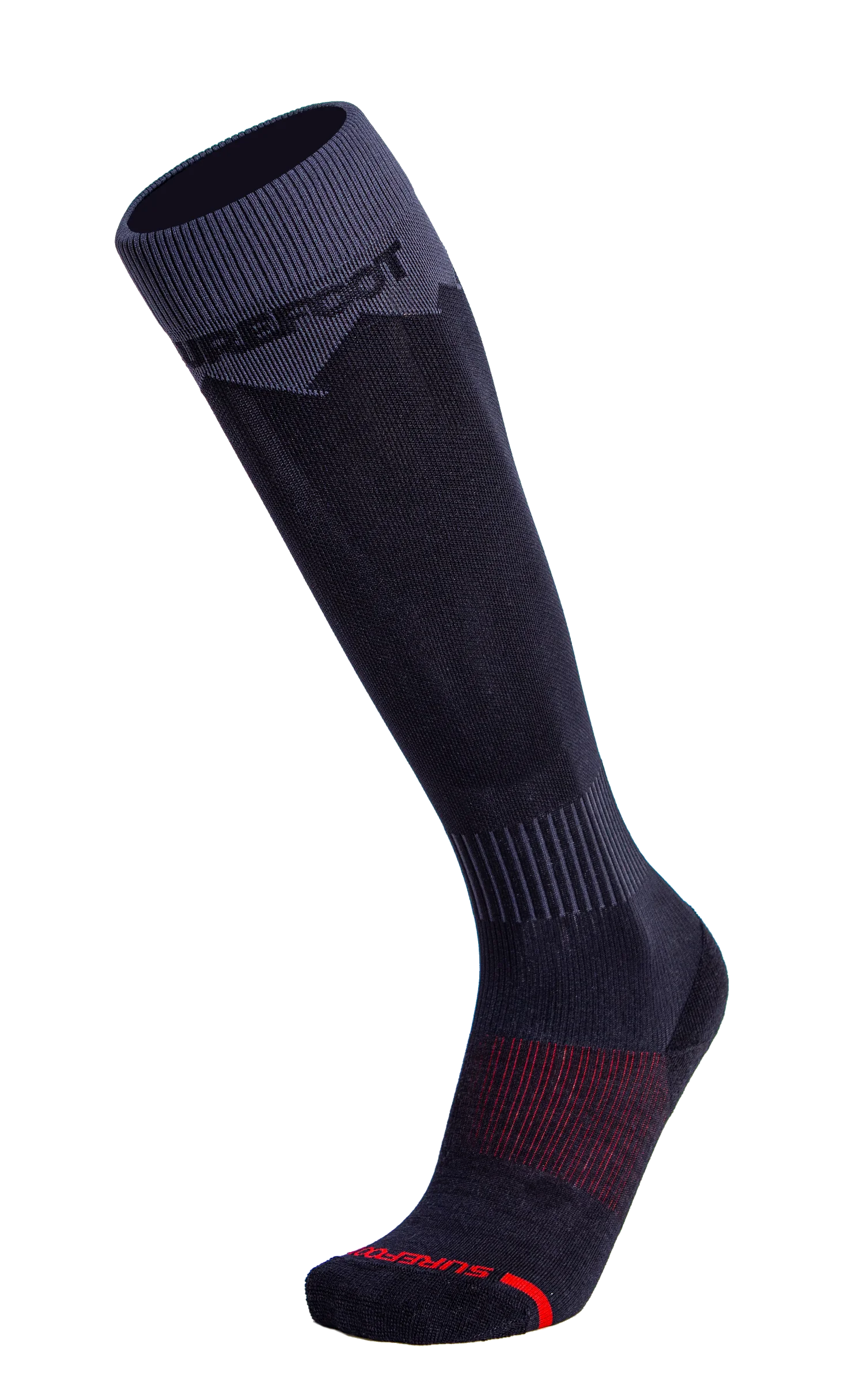 Surefoot Vapor Peaks ski sock men Black/Grey